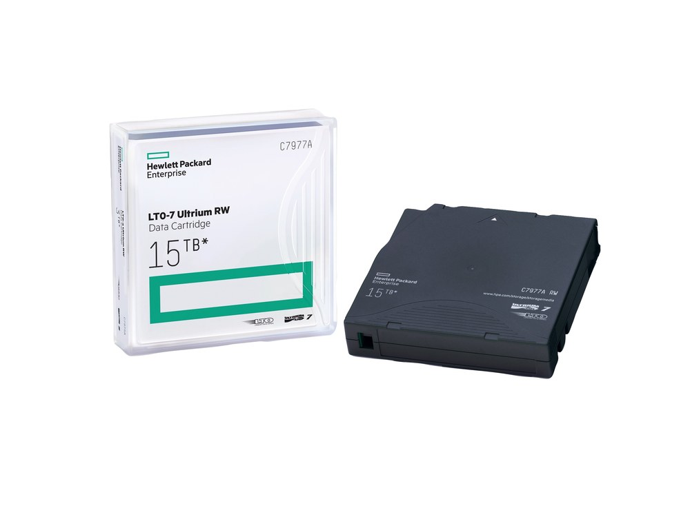 CARTUCHO DE DADOS HPE LTO-7 ULTRIUM 15TB RW AZUL C7977A