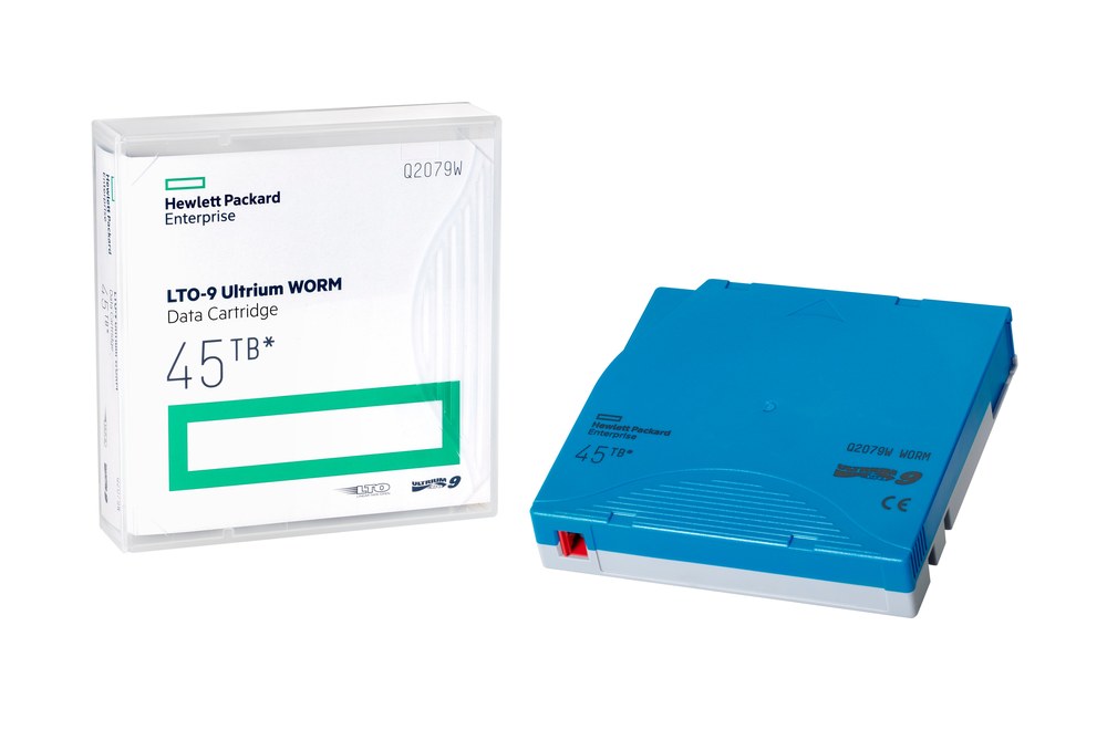 CARTUCHO DE DADOS HPE LTO-9 ULTRIUM 45TB WORM AZUL Q2079W