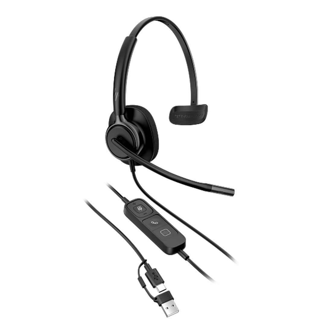 Headset HP Poly Mission 415 Monoauricular Teams USB-C/USB-A - C01A9AA#AC3