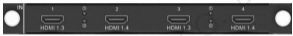 Placa NovaStar Input Card H-4X HDMI - Card4hdmi i