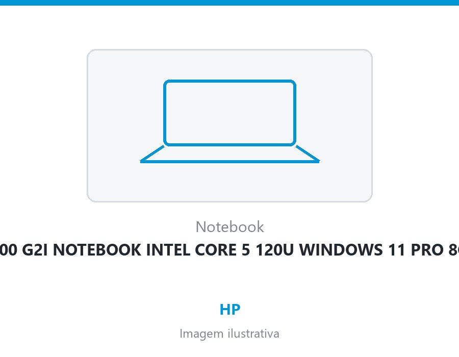 HP 200 G2I NOTEBOOK INTEL CORE 5 120U WINDOWS 11 PRO 8GB