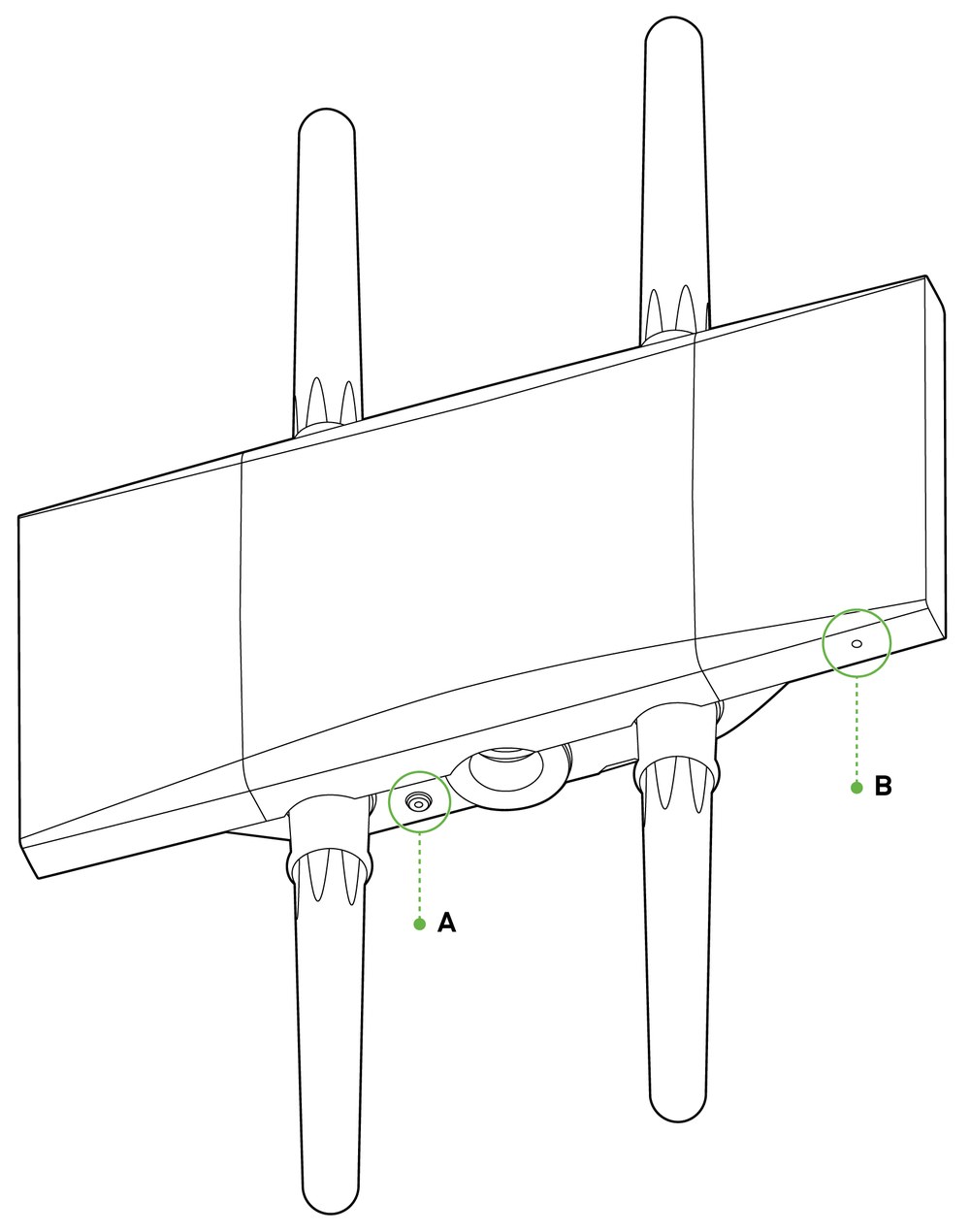 Access Point Cisco Meraki MR86 Wi-Fi 6 Outdoor AP MR86-HW