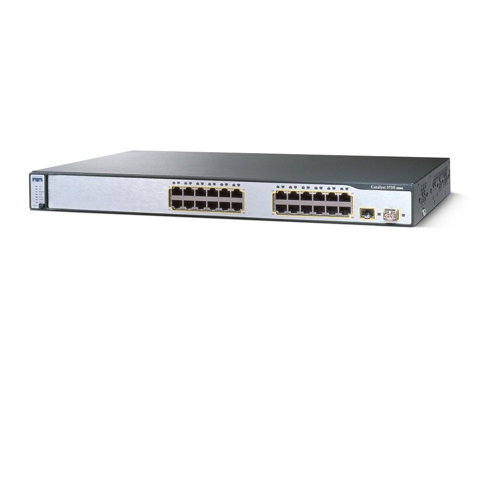 Switch Cisco Catalyst WS-C3750-24TS-S CATALYST 3750 COM 24 PORTAS