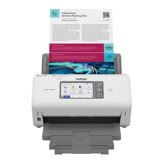 Scanner Brother A4 Duplex Wireless 40ppm - ADS4700W