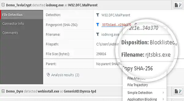 Bloqueio e detecção pontual de malware Bloqueio e detecção pontual de malware