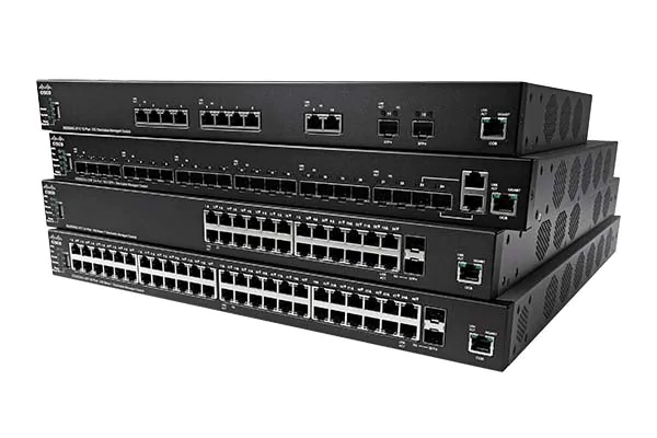 Switches gerenciados empilh�veis 350X Series