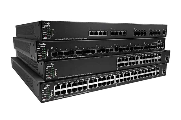 Switches gerenciados empilh�veis 550X Series